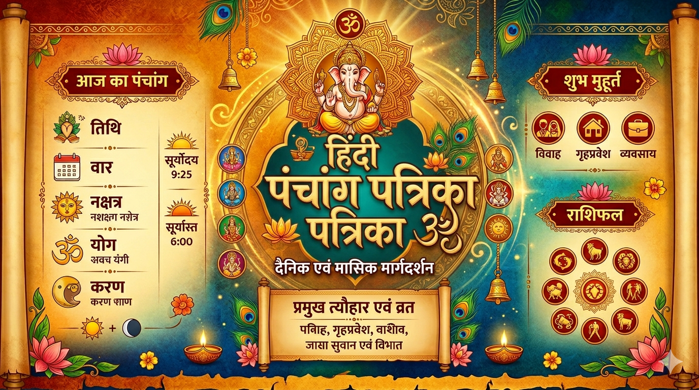 हिंदी पंचांग पत्रिका